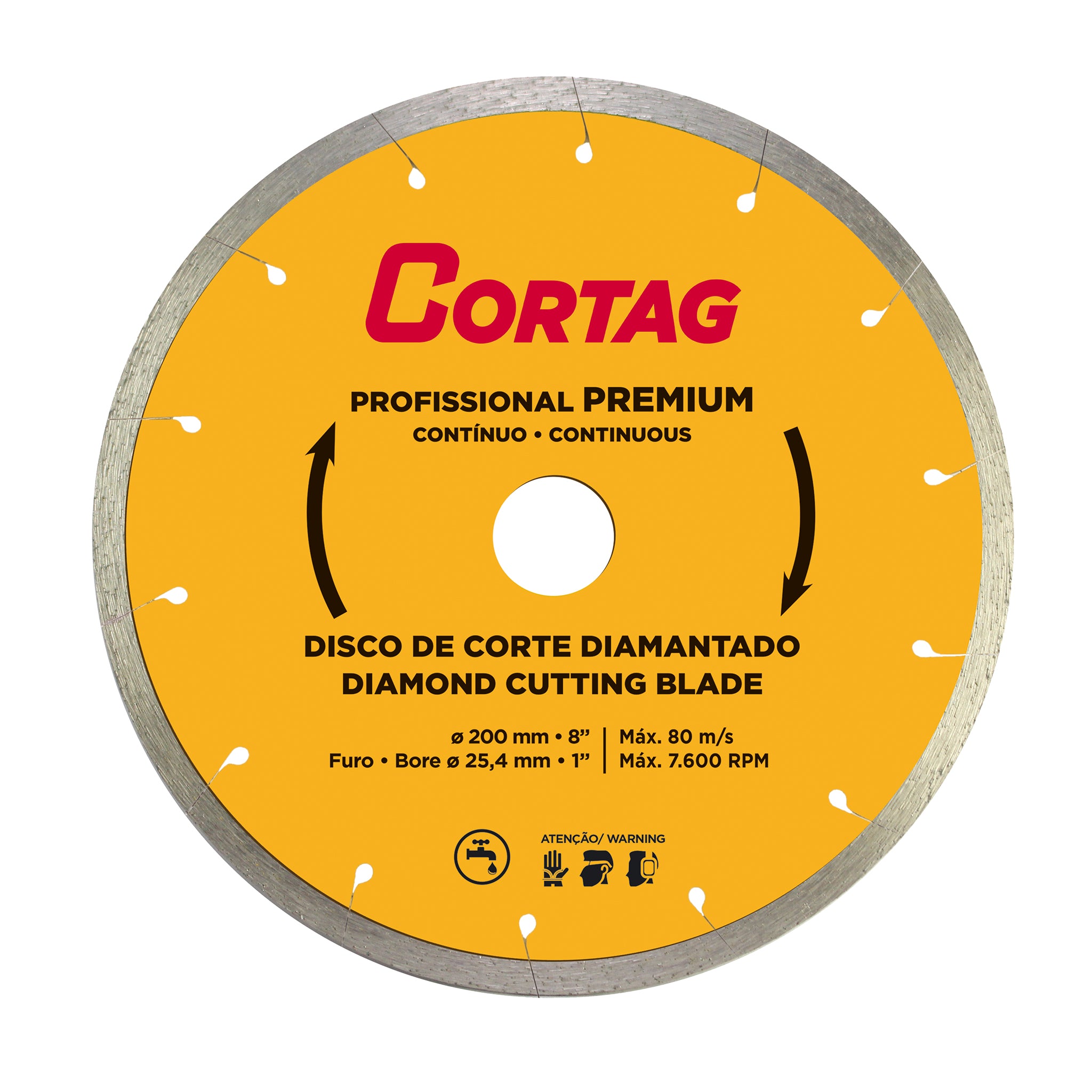 Diamond Cutting Blade - Professional Premium 8"