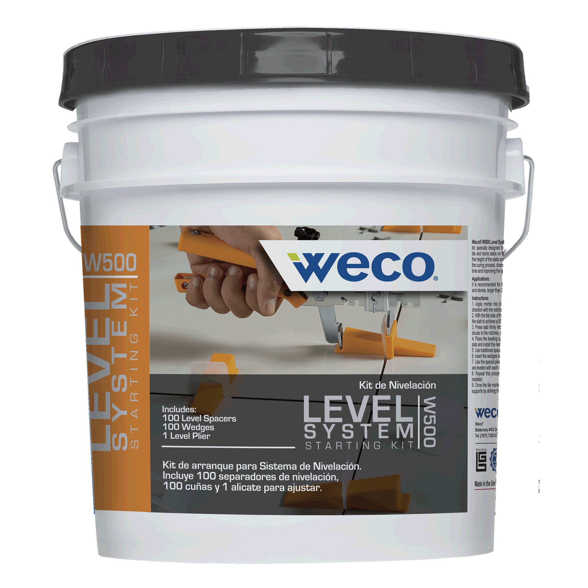 W-500 Leveling System Bucket