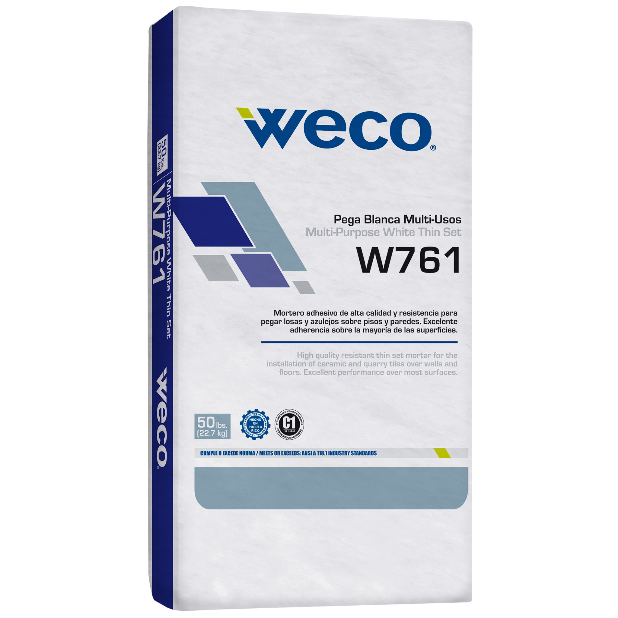 W-761 Wall-Floor Thinset White